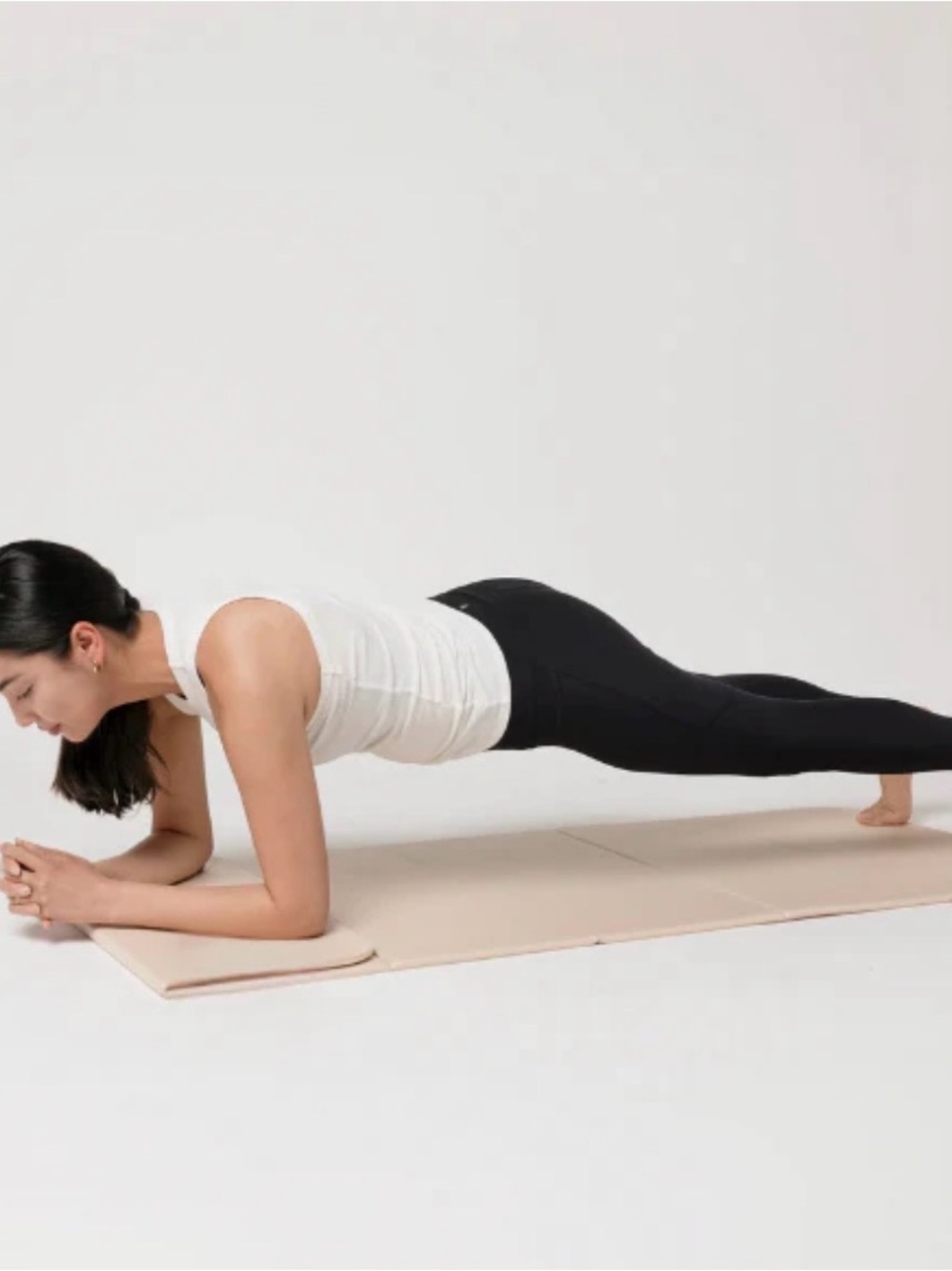 Stakt the stakt mat yoga mat foldable 2 in 1 dune new athletic Pilates